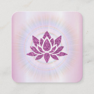 *~*放射線霊気エネルギー修復Lotus MAGENTA スクエア名刺