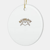 放射線骨格ハートハンドクラシックル セラミックオーナメント (左)
