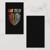 放射線X線レトロ骨格医 名刺 (正面/裏面)