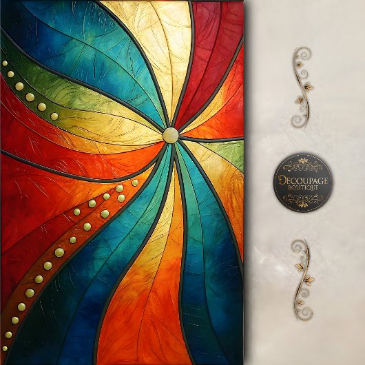 放射緩和曲線抽象芸術分離 薄葉紙