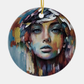 放射美しい解放 セラミックオーナメント (正面)