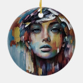 放射美しい解放 セラミックオーナメント (裏面)