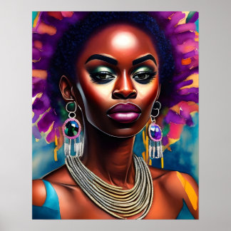 放射美しい ポスター