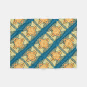 放射聖幾何学マンダラ フリースブランケット (正面(横))