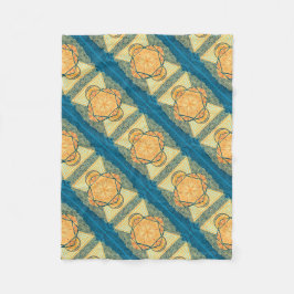 放射聖幾何学マンダラ フリースブランケット