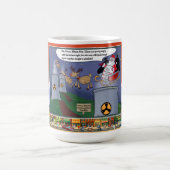 放射能サンタ | クリスマスクラシック コーヒーマグ コーヒーマグカップ (中央)
