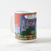 放射能サンタ | クリスマスクラシック コーヒーマグ コーヒーマグカップ (正面左)
