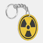 放射能警告キーチェーン キーホルダー (正面左)
