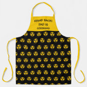 放射能警告様態 エプロン (正面)