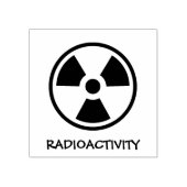 放射能警告能 ラバースタンプ (インプリント)