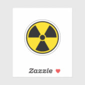 放射能黄色の警告シンボルや象徴危険核 シール (シート)