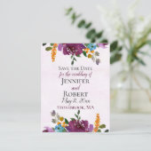 放射能 | ウェディング日付カードを保存 招待状 (スタンド正面)