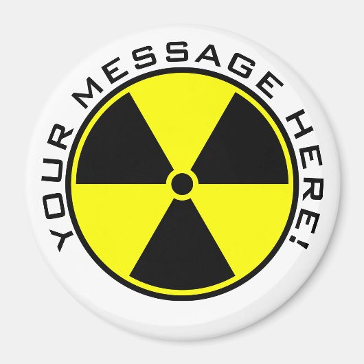 放射能 マグネット (正面)