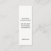 放射華美/モノグラム スキニー名刺 (裏面)