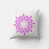 放射蘭の雪片 クッション (裏面)