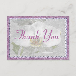 放射蘭は感謝していしています サンキューカード