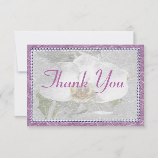 放射蘭は感謝していしています サンキューカード (正面)