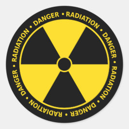 放射警告線 ラウンドシール