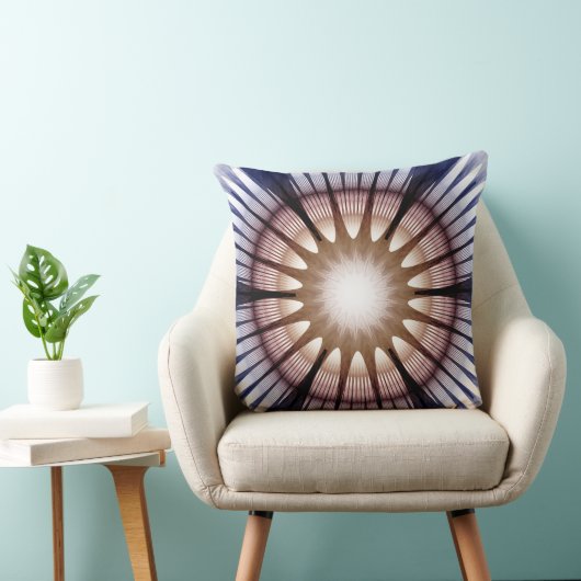 放射輝く装飾 クッション (椅子)