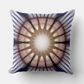 放射輝く装飾 クッション (正面)