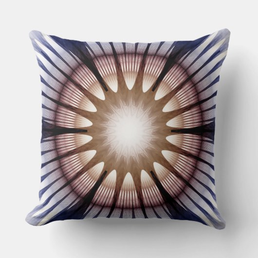 放射輝く装飾 クッション (正面)