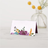 放射輝度|結婚の座席座席表 プレイスカード (裏面)