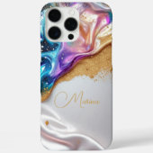 放射金ゴールドグリッターiPhone / iPadケース Case-Mate iPhoneケース (裏面)