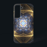 放射金ゴールドブルーフラクタルホンケース SAMSUNG GALAXY S22ケース<br><div class="desc">この保護抽象芸術フラクタル電話ケースのスタイルにあなたの電話。金ゴールドと青エネルギーが中心白熱［赤熱］光を放つから外側に向かって放射され鮮やかる対称パターンを特徴として、このデザインはダイナミックなパワーと未来的な宇宙エネルギーの感覚を捉える。複雑な詳細と深いブラックの背景に対する鋭い線形要素は、神秘的で魅惑的な視覚効果をモダン生み出す。光沢のある仕上げの丈夫なスタイルで制作されたこのケースは、落下や傷に対する耐久性の高い保護を提供すると同時に、アートワークを鮮やかな明瞭素晴らしさで展示します。抽象芸術アートやテクノロジーのビジュアルユニークや印象的なカラーインスパイアコントラストを好む人に最適なアクセサリー。Zazzleのこの目を引く保デザインで声明とデバイスを安全に作る。</div>