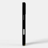 放射銀から暖かい金ゴールドへの勾配 Case-Mate iPhoneケース (裏面 / 右)