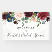 放射開花シャワーへようこそ 横断幕 (横)