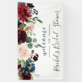 放射開花シャワーへようこそ 横断幕 (縦)