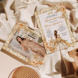 放射開花フローラプリンセス写真キンセアニェラ 招待状