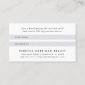 放射開花水色フローラ 紹介カード (裏面)