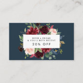 放射開花水色フローラ 紹介カード (正面)