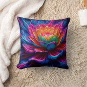 放射開花脈 クッション (ブランケット)