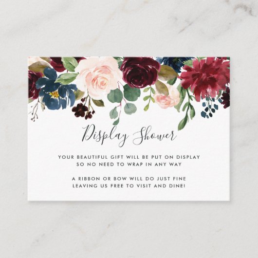 放射開花表示シャワーカード エンクロージャーカード (正面)