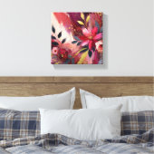 放射開花 キャンバスプリント (インサイチュ (寝室))