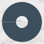 放射開花 |パーソナライズされた結婚s ワイングラスタグ (裏面)