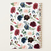 放射開花 パーソナライズされた プランナー手帳 (裏面)