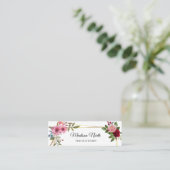 放射開花 |フローラ名刺 スキニー名刺 (スタンド正面)