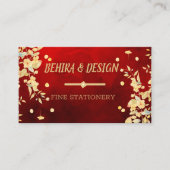 放射開花 |フローラ名刺 名刺 (正面)