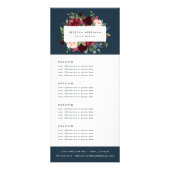 放射開花 |価格またはサービス ラックカード (正面)