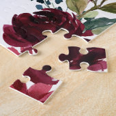 放射開花 |私のパーソナライズされた花の女の子にする ジグソーパズル (側面)