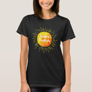 放射陽性クやる気を起こさせるオ感動的ト Tシャツ
