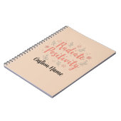 放射陽性フローラ太陽光線パーソナライゼーション ノートブック (左側)