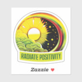 放射陽性 シール (シート)