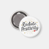 放射陽性 – スターやる気を起こさせるリー引用文 マグネット (正面/裏面)