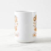 放射陽性:輝きを選択感動的 コーヒーマグカップ (中央)