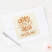 放射陽性：輝きを選択感動的 スクエアシール (封筒)