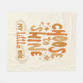 放射陽性：輝きを選択感動的 フリースブランケット (正面(横))